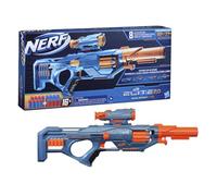 Nerf Elite 2.0 Eaglepoint RD-8 Blaster - Batteria a 8 freccette, cannocchiale e canna staccabili, 16 freccette ufficiali Nerf Elite, Bolt Action