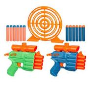 Nerf Elite 2.0 Face Off Target Set Blaster con Bersaglio e 10 Dardi Inclusi