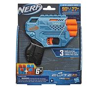 Nerf Elite 2.0 Trio SD-3 Blaster-Include 6 freccette ufficiali-sabbiatura a 3 barilotti-guida tattica per la personalizzazione, E9954EU5