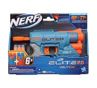 NERF Elite 2.0 Volt SD-1 Blaster - 6 Official Darts, Light Beam Targeting, 2-Dart Storage, 2 Tactical Rails to Customize for Battle