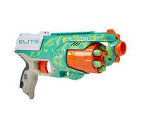 NERF Elite Disruptor Dynamic Green Dart Blaster, tamburo rotante, Slam Fire, giocattolo per bambini da 8 anni (esclusiva Amazon)