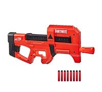 NERF Fortnite Compact SMG Motorized Dart Blaster, Ultra Red Wrap Design, 8-Dart Internal Clip, Includes 8 Official Elite Foam Darts