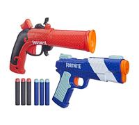 Nerf Fortnite - Confezione da 2 blaster Fortnite e 6 dardi Nerf Elite in gommapi