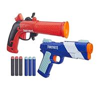 Nerf Fortnite , Dual Pack - Confezione da 2 blaster e 6 dardi Elite in gommapiuma