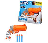 Nerf Fortnite - Flare, blaster con dardi, con caricamento dei dardi ad apertura completa, include 3 dardi originali AccuStrike Mega