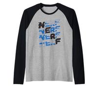 Nerf Glitch Logo Maglia con Maniche Raglan
