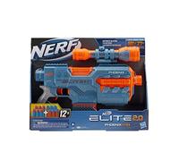 Nerf hasbro elite 2.0-phoenix cs-6 (blaster motorizzato con caricatore a clip, mirino e 12 dardi inclusi), e9961eu4, 4 batterie aa