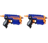 Nerf Hasbro Firestrike (Versione 2018 Blu), 53378EU6 (Confezione da 2)