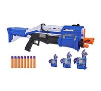 Nerf Hasbro Fortnite TS-R Blaster a Pompa con 3 Bersagli Lama e Dardi, Blu