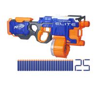 Nerf HyperFire Motorized Elite Blaster 25-Dart-Trommel, feuert bis zu 5 Darts pro Sekunde ab, enth lt 25 offizielle Elite-Darts (Amazon-Exklusiv)