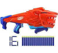 Nerf Junior Wild - Lionfury, blaster facile da usare, 16 dardi Elite, blaster , giocattoli a tema leoni, giocattoli da esterno