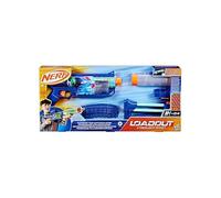 NERF Loadout, Cyberlight Ghost, lanciatore in schiuma e 24 freccette N1