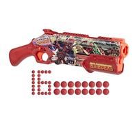 Nerf Marvel Deadpool Blaster, 16 cartucce Nerf Rival Accu-Rounds, azione a pompa, caricamento posteriore, regali per adolescenti, 14+