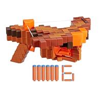 Nerf Minecraft Pillager's Crossbow Dart Blaster, 6 Freccette N1 compatibili Solo con Blaster Serie N, capacità 6 Freccette, età 8+