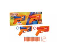 Nerf N Series, confezione doppia, blaster lancia-dardi e 12 dardi N1