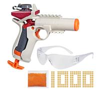Nerf Pro Gelfire Ignitor Blaster, 1000 giri Gelfire, capacità 60 tondi, innesco T-Pull fino a 150 FPS, occhiali, per ragazzi dai 14 anni in su