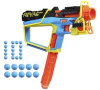 Nerf Rival Mirage XXIV-800 Blaster, 10 Nerf Rival Accu-Rounds, 2 modi per caricare, 8 caricatori rotondi rimovibili, pompa di adescamento, regali per adolescenti