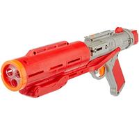 Nerf Star Wars Imperial Death Trooper Deluxe Dart Blaster, The Mandalorian, Blaster Suoni, Effetti di Luce, 3 Freccette Nerf Glow-in-the-Dark