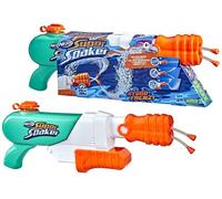 Nerf Super Soaker Hydro Frenzy, blaster ad acqua, incredibile divertimento 3-in-1, bocchetta regolabile, canna a 2 tubi lancia-acqua