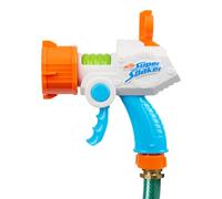 NERF Super Soaker Quadblast Blaster - Macchina per ammollo alimentata con tubo da giardino per epiche battaglie in cortile