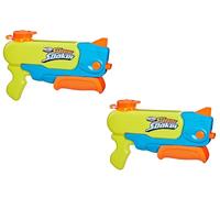 Nerf Super Soaker Wave Spray - Set di 2 blaster ad acqua con ugello rotante a onde e serbatoio da 887 ml, la confezione doppia definitiva