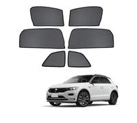 NERHWIVS Tendine Parasole Auto Bambini Tenda Parasole Per T-ROC 2017-2022 Protezione UV e Privacy Tende Magnetica Finestrini Laterali Posteriore Accessori,6pcs- side window