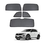 NERHWIVS Tendine Parasole Auto Bambini Tenda Parasole Per T-ROC 2017-2022 Protezione UV e Privacy Tende Magnetica Finestrini Laterali Posteriore Accessori,5pcs