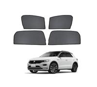 NERHWIVS Tendine Parasole Auto Bambini Tenda Parasole Per T-ROC 2017-2022 Protezione UV e Privacy Tende Magnetica Finestrini Laterali Posteriore Accessori,4pcs- Front + Rear door