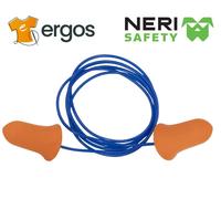 NERI SAFETY 100 PAIA Inserti Auricolari Monouso con Cordino Schiuma Poliuretano