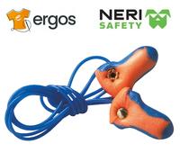 NERI SAFETY 100 PAIA Inserti Auricolari Monouso Poliuretano a T con Cordino