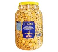 NERI Sottoli - Lupini in Salamoia, Ideale per Tutti i Tipi di Ricette, Ottimo Snack per Aperitivi - 1 Confezione da 4100 g