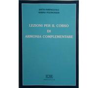 NERINA POLTRONIERI - LEZIONI PER IL CORSO DI ARMONIA COMPLEMENTARE