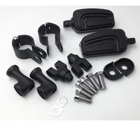 Nero 1.5 " Sa Flusso Piede Pioli Per Harley Sportster 883 1200 Strada Bob