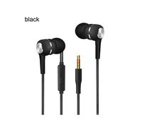 (Nero) 1 auricolare cablato Super Bass Crack colorato con pulsante e microfono vivavoce Samsung VPB