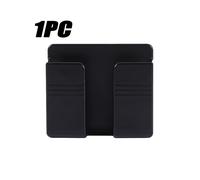 (Nero, 1 pezzo) 1-3 pezzi supporto autoadesivo per cellulare con telecomando per riporre i cellulari