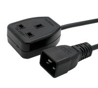 Nero 1 Transizione 13A UK Mains Presa A IEC C20 Cavo 1.5mm2