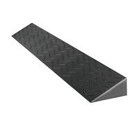Nero,100x13x6cm,Rampa con Soglia Alta 1-10,5 Cm per Interni Ed Esterni Lunghezza 100 Cm capacità di Carico 1000 kg Rampa per Cordoli Adatta per Robot Spazzatrici Sedie A Rotelle