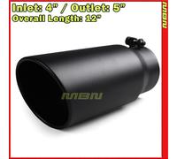 Nero 12 inch 4 Ingresso 5 Uscita Inossidabile Camion 202786 Bullone Su Tubo Tip