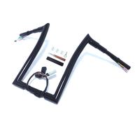 Nero 12 " Precablati 32mm 1.5 " Manubrio Pre-forato Per 08-13 Harley Strada