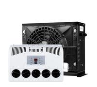 Nero,12V, Condizionatore d'Aria per Camper 12V/24V Portatile Climatizzatore per Auto con Conversione di Frequenza Intelligente per Roulotte Camper Campeggio Barca Bus