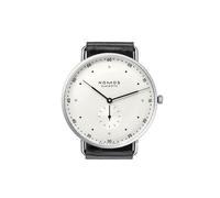 (nero 2)2023 Orologio da uomo classico semplice rotondo grande quadrante puntatore impermeabile orologio