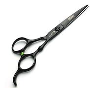 Nero (5,5 pollice) Forbici per capelli Set Salone Styling Strumenti 440c alta durezza Acciaio inossidabile Forbici da taglio Hair Styling Specialist (5,5 pollici Cutting Scissors)