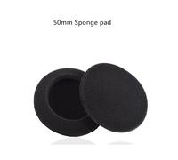 (Nero 50 mm - 2 paia) Cuscinetti auricolari da 50 mm per cuffie Logitech H330 H340 H111 PMX100 PX100