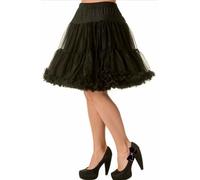 Nero 50's Rockabilly Retro Super Soft 50.8cm Sottoveste Gonna BANNED Apparel