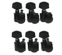 Nero 6 Inline 2 Pin Locking Tuning Keys Pegs Tuners Adatto Per Chitarre Elettriche For For ST Per For TL Piroli Accordatura per Chitarra
