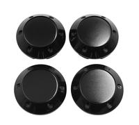 Nero 68mm coperchi coprimozzo centrale ruota auto con adesivo 4pz