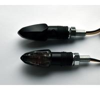 Nero 6W Alogena Micro Indicatore Mini Lizzard Segnali Fumè di Direzione
