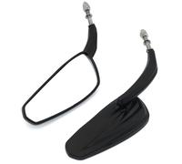 Nero 8mm Posteriore Vista Laterale Specchi Per Harley Touring Strada Glide King