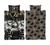 DC Comics Nero Adam Set Copripiumino Singolo Hawkman Bambini Letto 2-in-1 Design