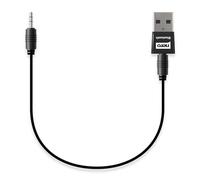 Nero Adattatore Audio Bluetooth 5.0 AUX | Ricevitore e Trasmettitore per Auto e Impianto Hi-Fi | Chiavetta USB con Jack 3,5 mm e Cavo 48 cm | Plug & Play | Nessuna Batteria | Avvio Automatico